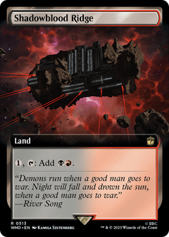 Shadowblood Ridge (0513) (Extended Art) - Foil