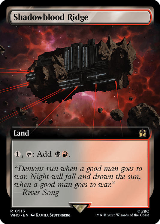 Shadowblood Ridge (0513) (Extended Art) - Foil