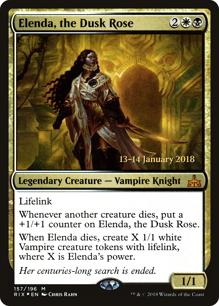 Elenda, the Dusk Rose (157) (Prerelease) - Foil