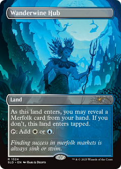 Wanderwine Hub (1324) (Borderless) - Foil