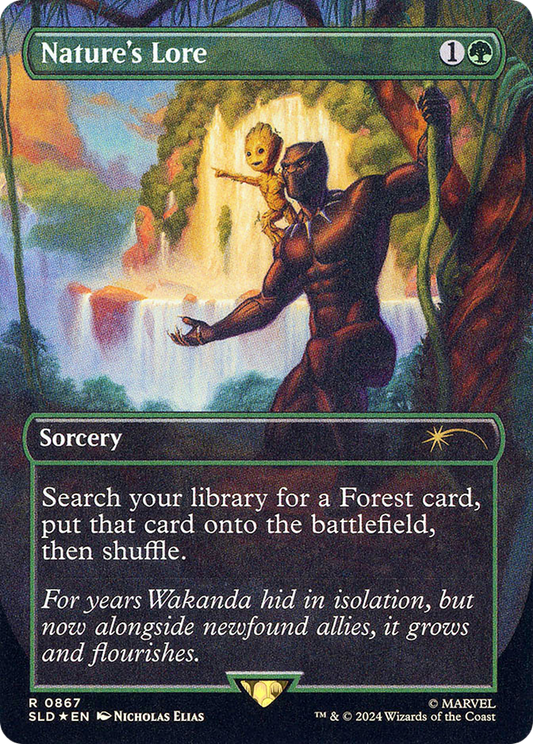 Nature's Lore (0867) (Borderless) - Foil