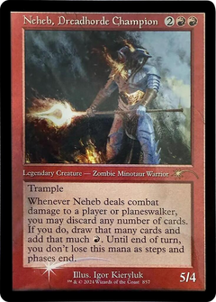 Neheb, Dreadhorde Champion (857) (Retro Frame) - Foil