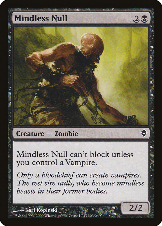 Mindless Null - Foil