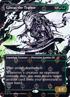 Glissa, the Traitor (1217) (Borderless) - Compleat Foil