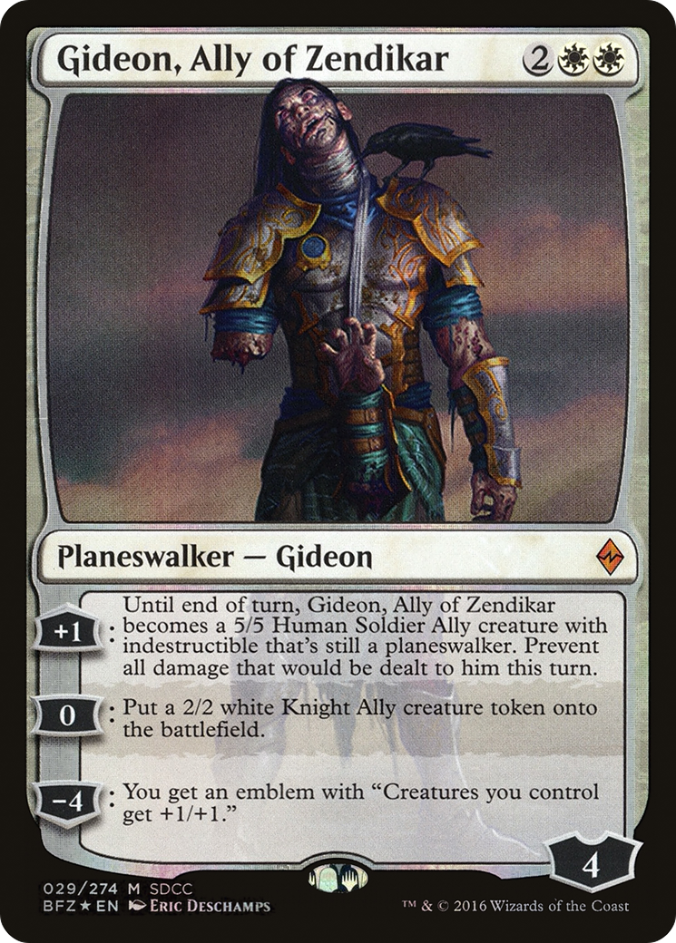 Gideon, Ally of Zendikar (029) (2016) (SDCC) - Foil