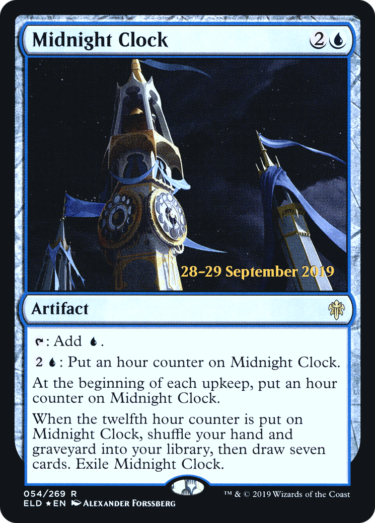 Midnight Clock (054) (Prerelease) - Foil
