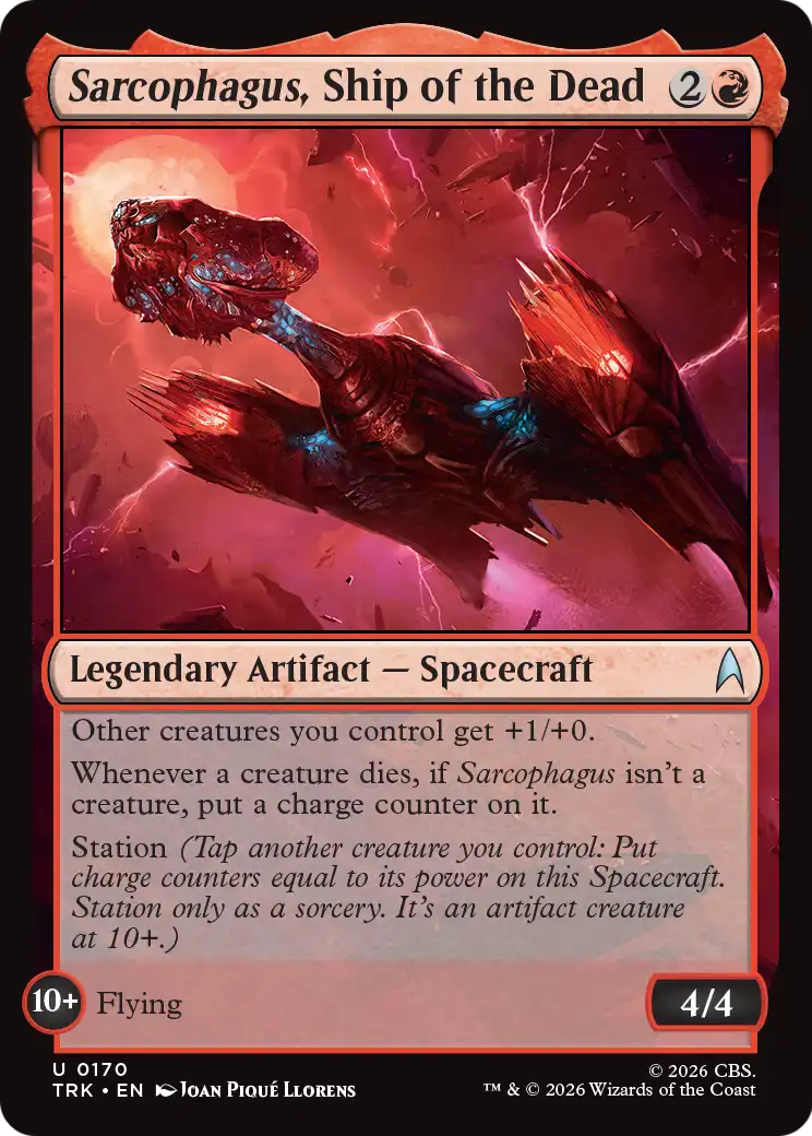 Sarcophagus, Ship of the Dead (TRK) - Foil