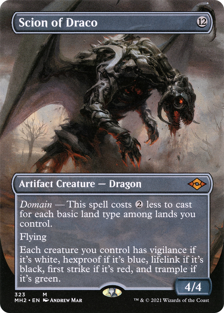 Scion of Draco (323) (Borderless) - Foil