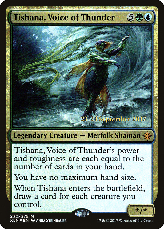 Tishana, Voice of Thunder (230) (Prerelease) - Foil