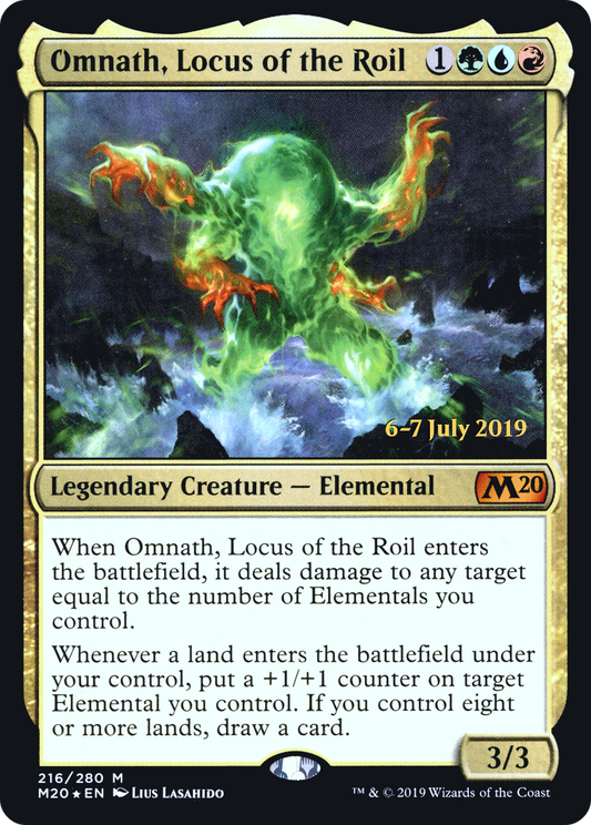 Omnath, Locus of the Roil (216) (Prerelease) - Foil