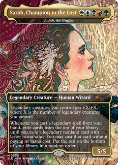 Sarah, Champion of the Lost [Jodah, the Unifier] (2839) (Borderless) (SLD)