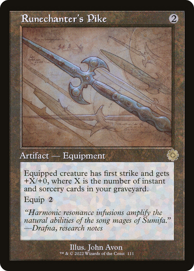 Runechanter's Pike (111) (Showcase) - Foil