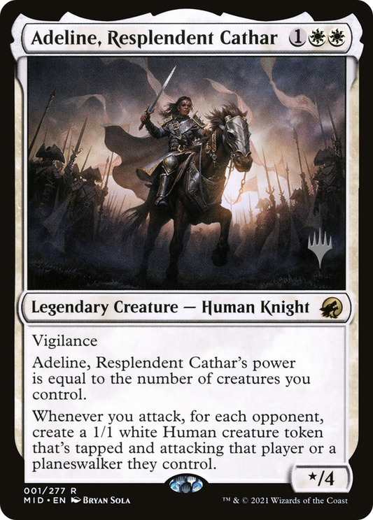 Adeline, Resplendent Cathar (001) (Promo Pack) - Foil