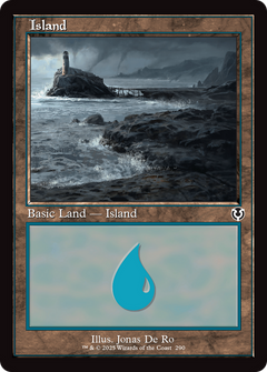 Island (0290) (Retro Frame) - Foil