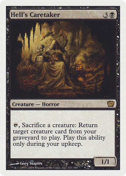 Hell's Caretaker (9th Edition) (Oversized) (Box Topper Promo) (O9TH)