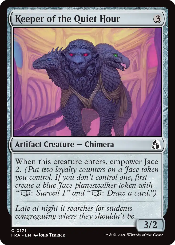 Keeper of the Quiet Hour (FRA) - Foil