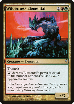 Wilderness Elemental - Foil