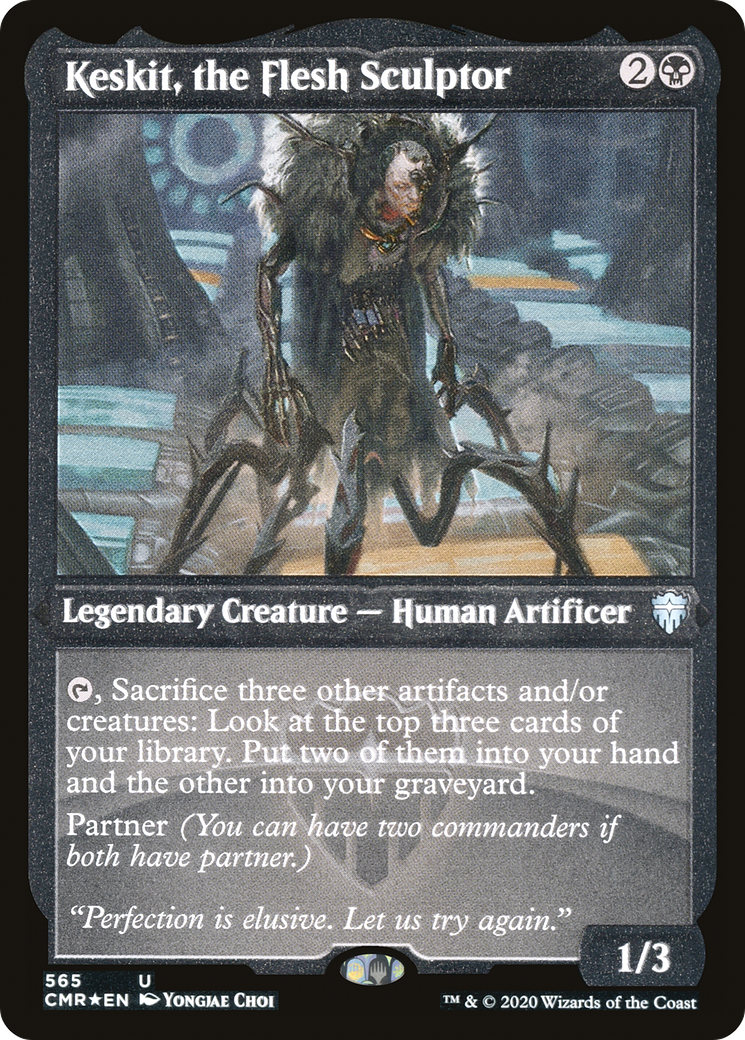 Keskit, the Flesh Sculptor - Foil Etched