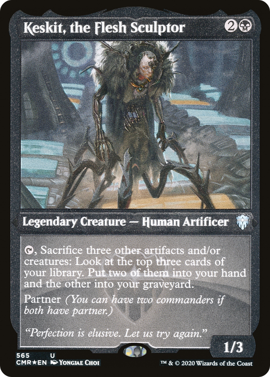 Keskit, the Flesh Sculptor - Foil Etched