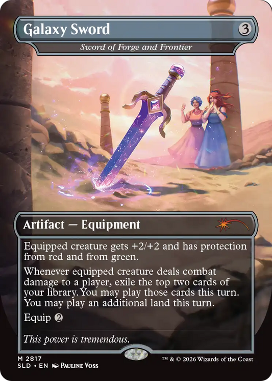 Galaxy Sword [Sword of Forge and Frontier] (2817) (Borderless) (SLD)