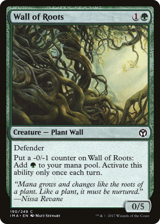 Wall of Roots - Foil