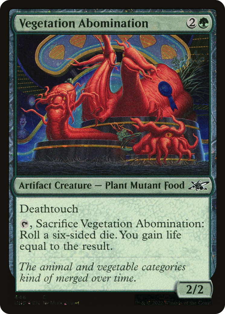 Vegetation Abomination (446) - Galaxy Foil