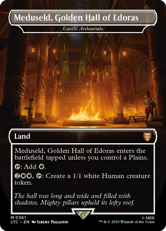 Meduseld, Golden Hall of Edoras [Castle Ardenvale] (0361) (Borderless) - Foil