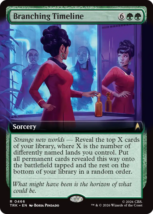 Branching Timeline (0466) (Extended Art) (TRK) - Foil