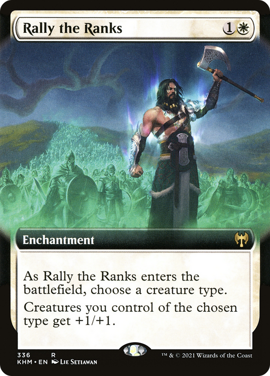 Rally the Ranks (366) (Extended Art) - Foil