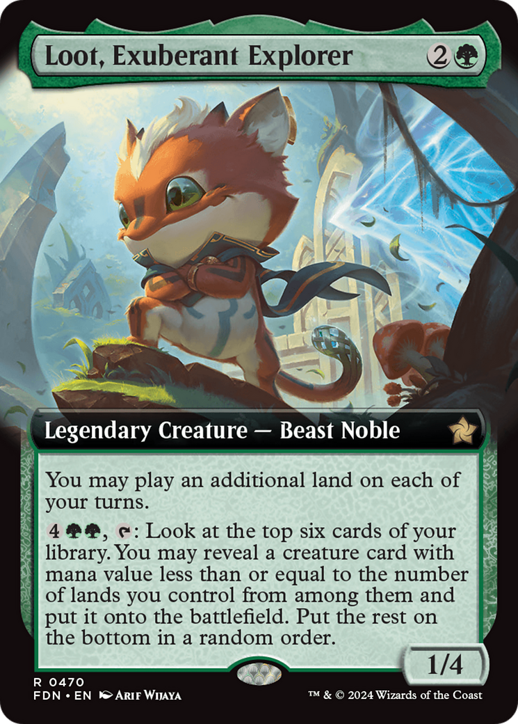 Loot, Exuberant Explorer (0470) (Extended Art) - Foil
