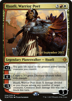 Huatli, Warrior Poet (224) (Prerelease) - Foil