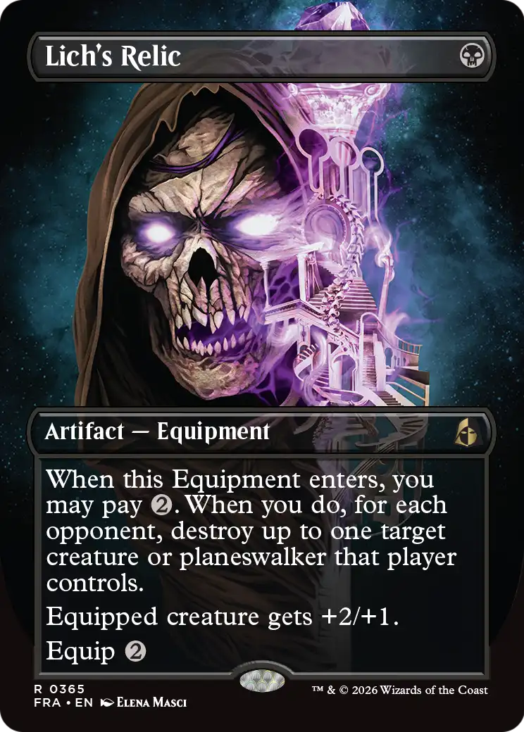 Lich's Relic (0365) (Borderless) (FRA) - Foil