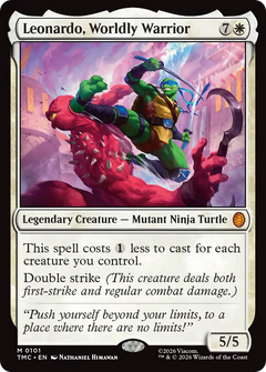 Leonardo, Worldly Warrior (TMC)