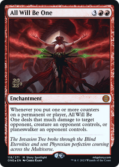 All Will Be One (118) (Prerelease) - Foil