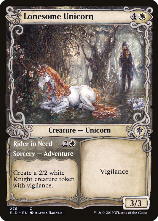 Lonesome Unicorn // Rider in Need (276) (Showcase) - Foil