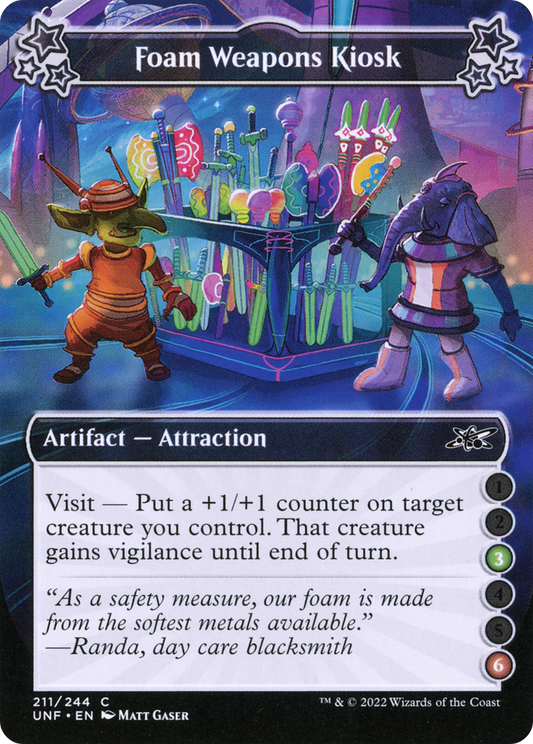 Foam Weapons Kiosk (3-6) - Foil