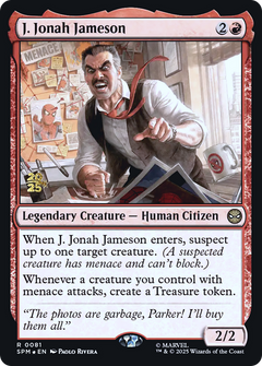 J. Jonah Jameson (0081) (Prerelease) - Foil pspm