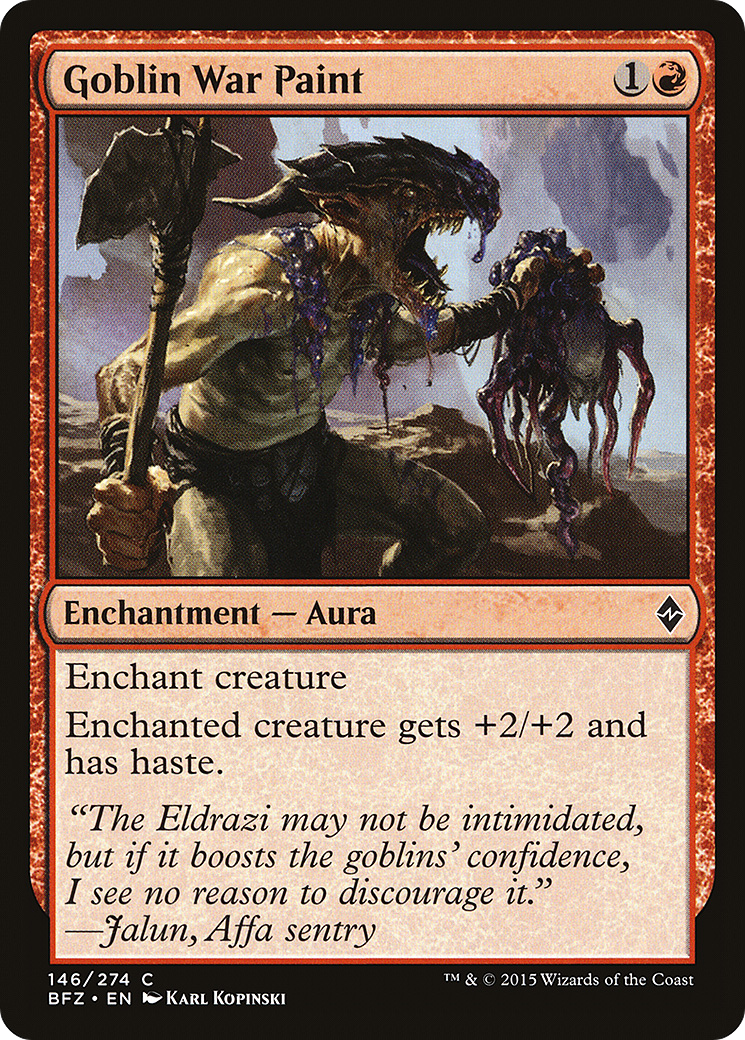Goblin War Paint - Foil