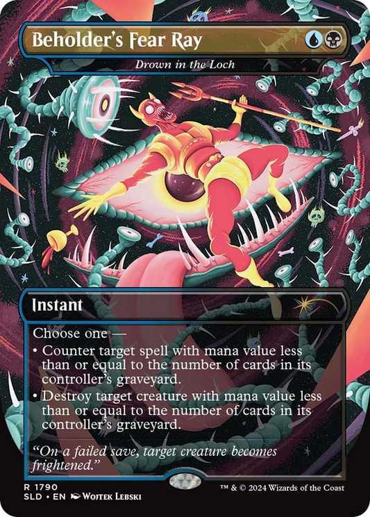 Beholder's Fear Ray [Drown in the Loch] (1790) (Borderless) - Foil