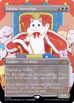 Felidar Sovereign (1182) (Borderless) - Foil