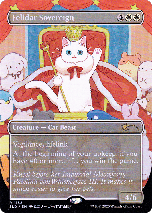 Felidar Sovereign (1182) (Borderless) - Foil