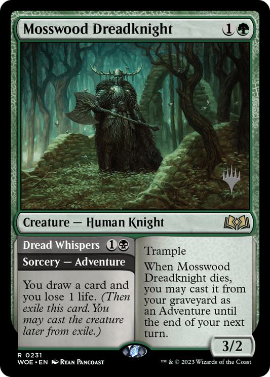 Mosswood Dreadknight // Dread Whispers (0231) (Promo Pack) - Foil