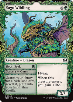 Sagu Wildling // Roost Seek (0306) (Showcase)