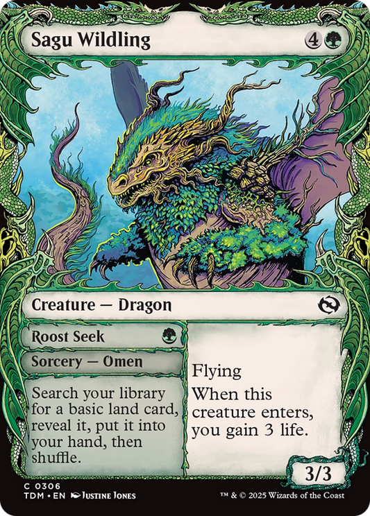 Sagu Wildling // Roost Seek (0306) (Showcase)