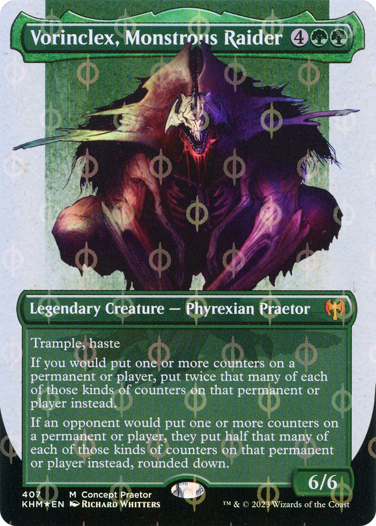 Vorinclex, Monstrous Raider (407) (Borderless) - Compleat Foil