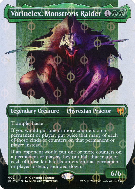 Vorinclex, Monstrous Raider (407) (Borderless) - Compleat Foil