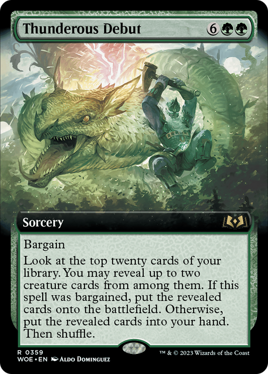 Thunderous Debut (0359) (Extended Art)