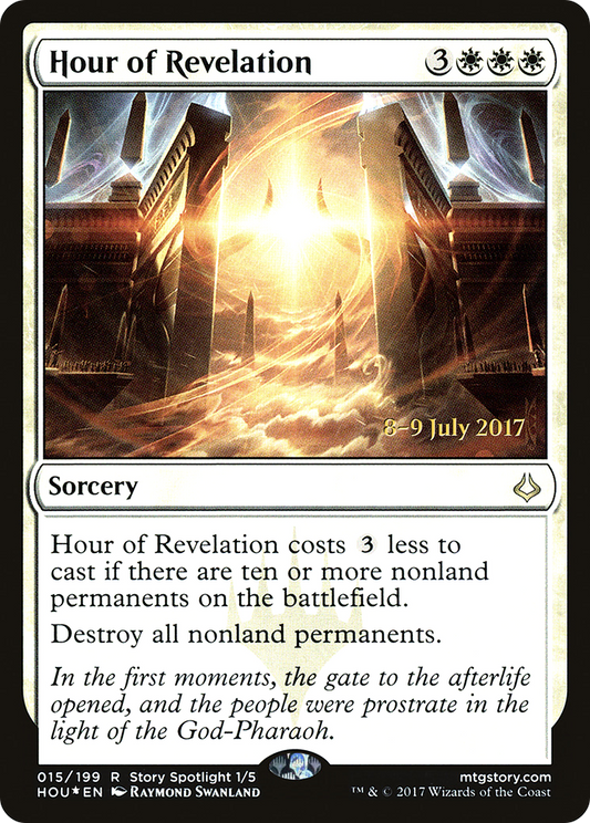 Hour of Revelation (015) (Prerelease) - Foil
