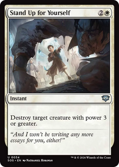 Stand Up for Yourself (SOS) - Foil