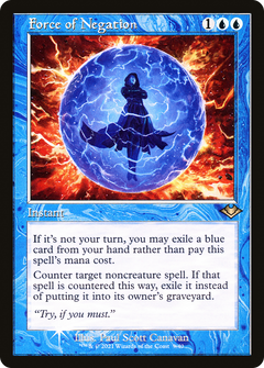 Force of Negation (009) (Retro Frame) - Foil